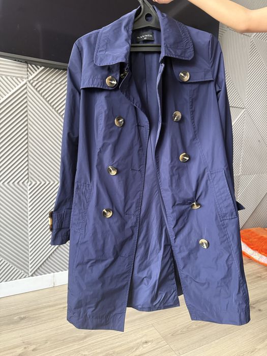 Плащ саваж синий