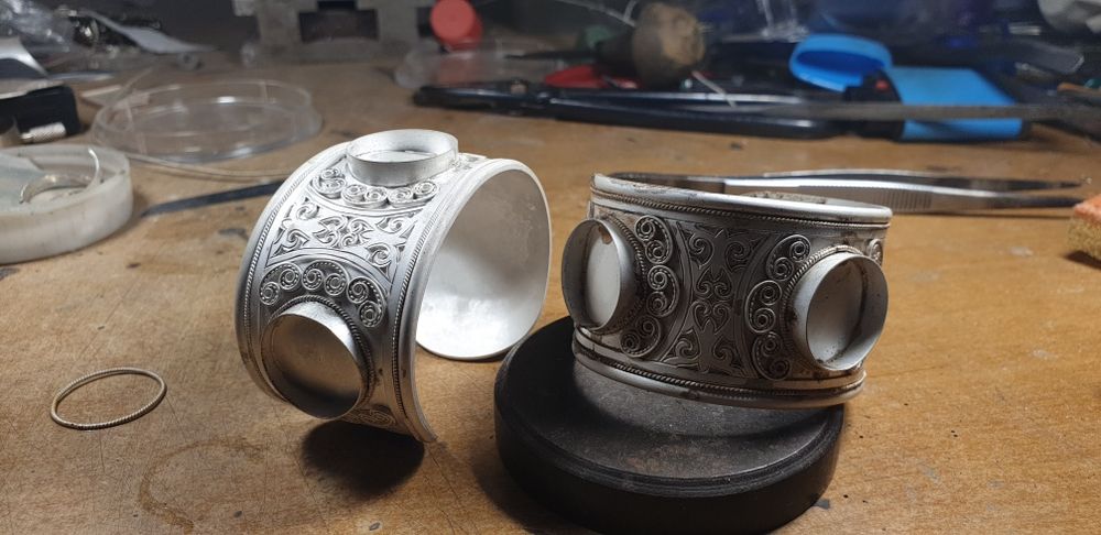 Білезік күміс, браслет серебро