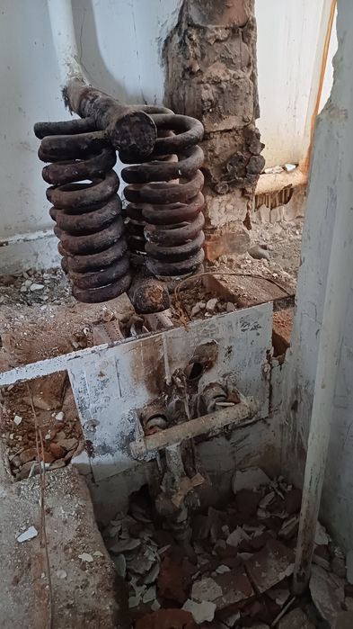 Старый газовый печка кател