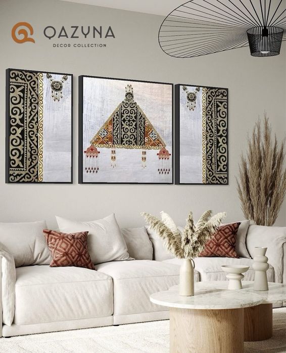 картина   қазақы  үлгіде