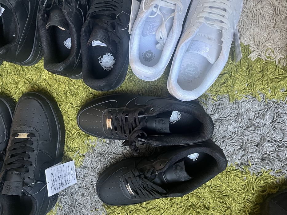 Nike Air Force 1 Alb/Negru NOU PREMIUM