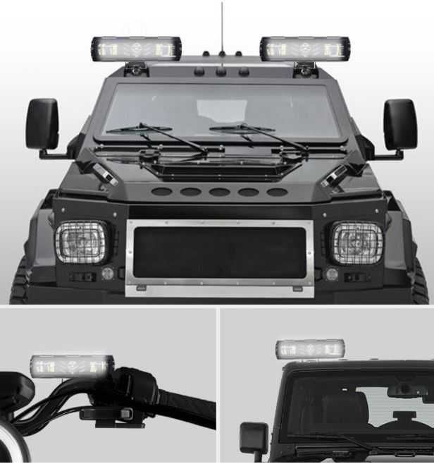 LED прожектор ЧЕРЕП за коли мотоциклет SUV