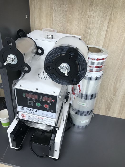 Аппарат для запайки стаканов, для напитков, сока, bubble tea, и т.д.