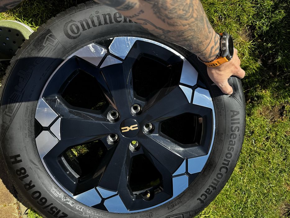 Janta 18" Tagasan black diamond (Original Dacia) + 3 cauciucuri