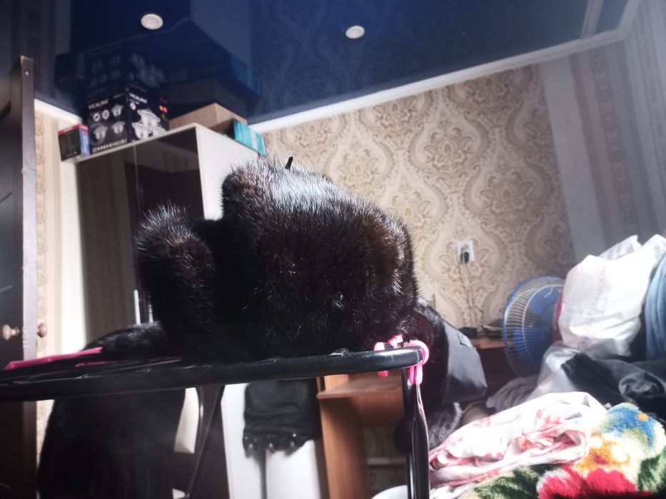 Шапка ушанка норка