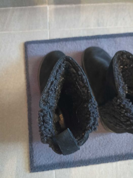 Cizme cu blană, impermeabile, fetițe/femei ZARA, mărimea 36