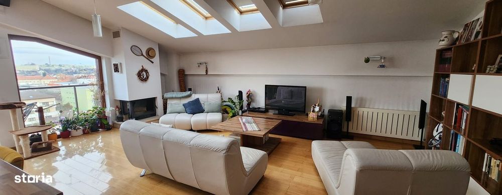 Apartament 3 camere 118 mp, central, 2 bai, terasa+balcon,mobilat lux!