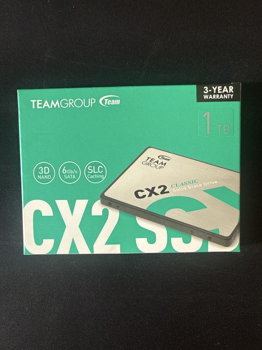 Продам новый TeamGroup CX2 2.5 SSD 1TB