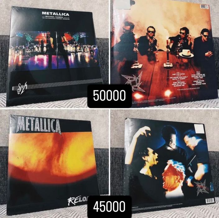 Виниловые пластинки Metallica новые