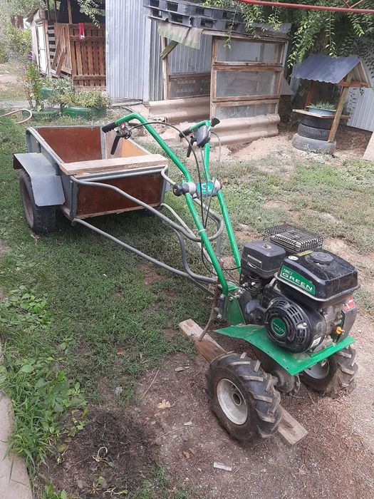 Мотоблок с прицепом