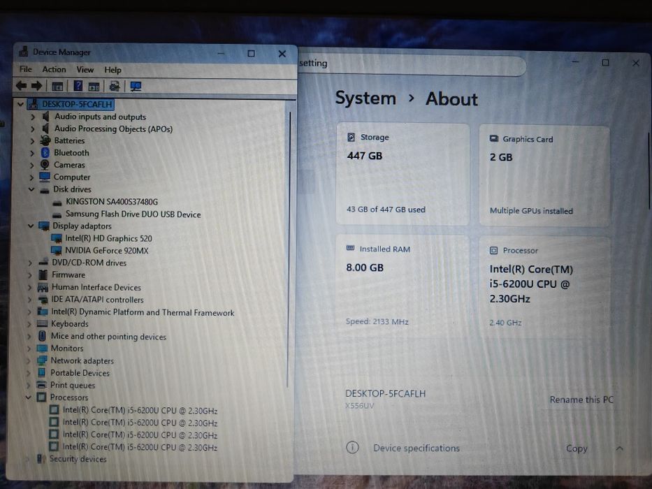 Laptop Asus X56UV