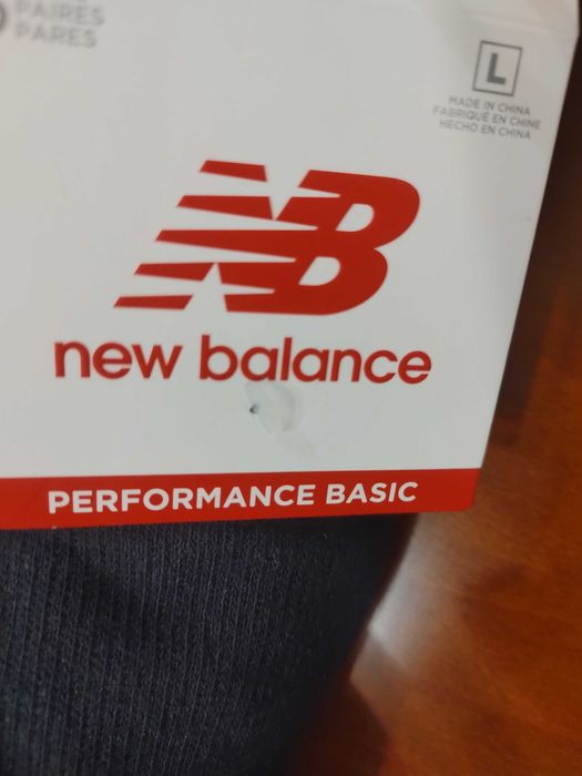 Носки New Balance Performance Basic. Размер Large US 10-12, EU 43-46.