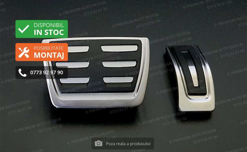 Ornamente INOX pedale si footrest - Audi Q7-Q8 / VW Touareg 2019+