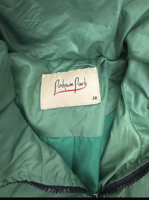Geaca, PodyumPark, marimea 38, verde.