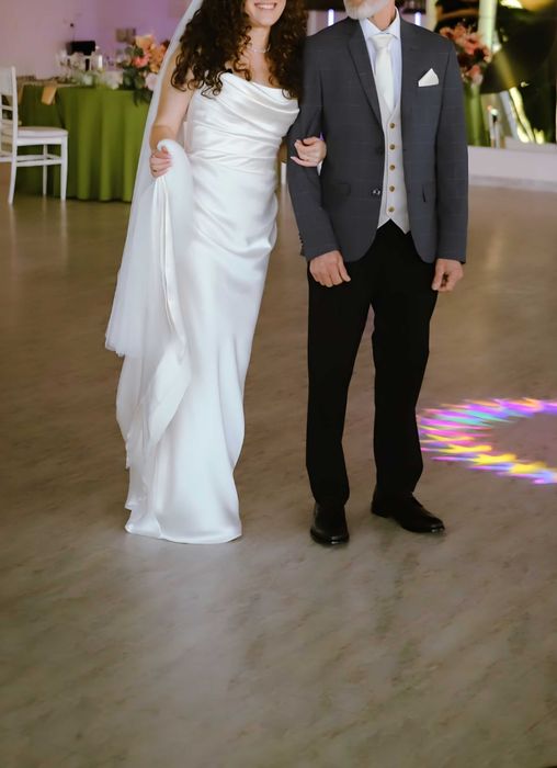 Rochie de mireasă din mătase Myra – Atelier Divine