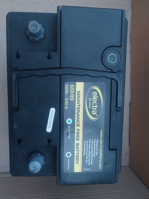 Продавам акумулатор  Electra 60Ah /540 A