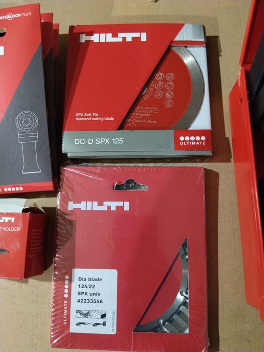Hilti дискове, битове и други