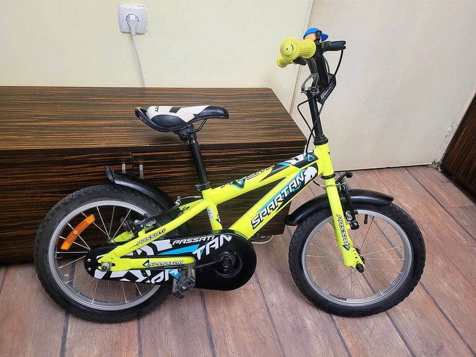 Детско неон колело Passati Spartan 16 цола