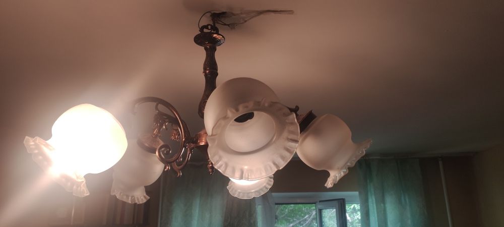 Люстра 5-тирожковая. Польша