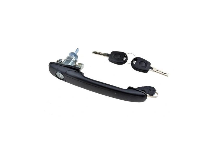 Maner usa exterior Seat Alhambra (7v8/7v9), 1996-06.2010, Vw Sharan (7m), 1995-04.2010, montare fata, stanga=dreapta, cu chei; cu 1 butuc cheie, RapidAuto