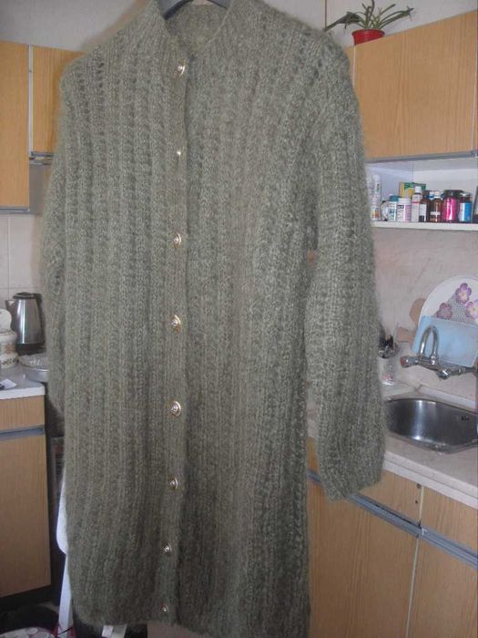Плетено манто от мохер