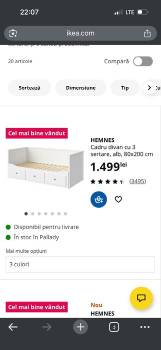 Pat stil Divan Ikea