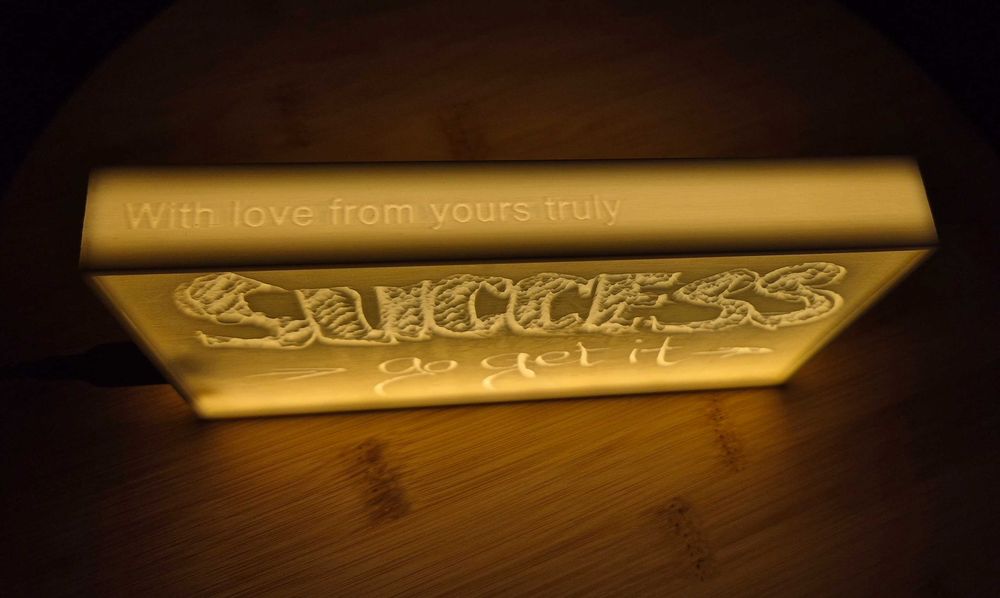 Light box lampa/lumina de veghe cu 2 poze