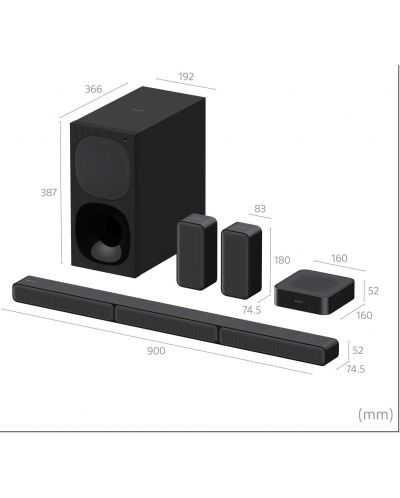 Саундбар Sony HT-S40R 5.1 (600W) – Като Нов, с Гаранция!