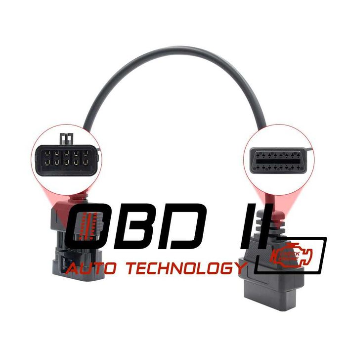 Кабел / Преходник / Адаптер за Opel 10 Пина Опел 10 Pin Delphi Autocom