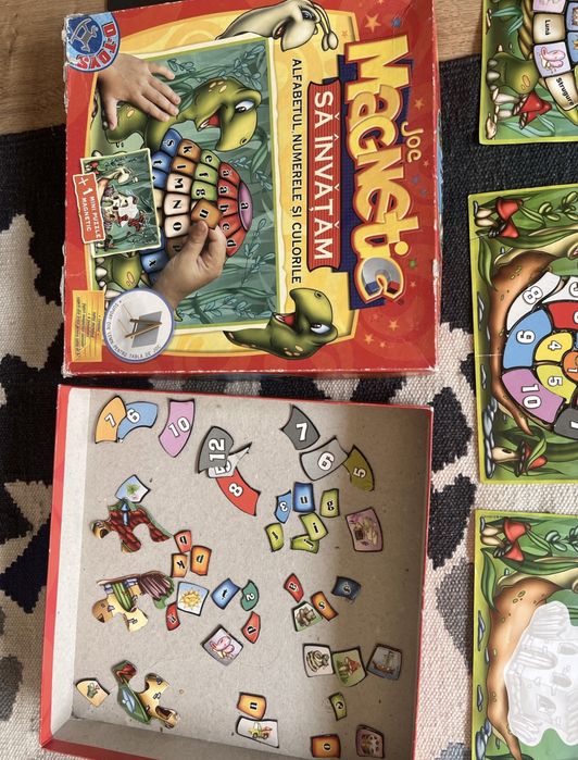 Joc maganetic cu animale si litere, micul constructor