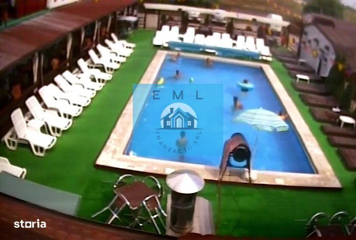 Ansamblu multifunctional 24 camere salon evenimente ,piscine, parcare.