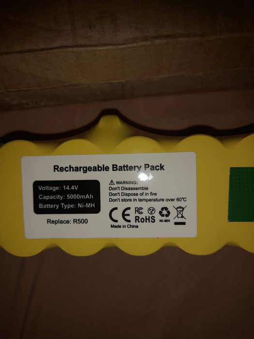 ДВЕ Батерий за прахосмукачка БАТЕРИЯ ЗА ПРАХУСМУКАЧКА