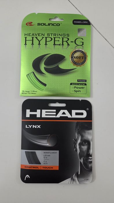 Racordaje Solinco Hyper G si Head Lynx