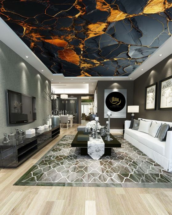 Натяжные потолки 90 сум