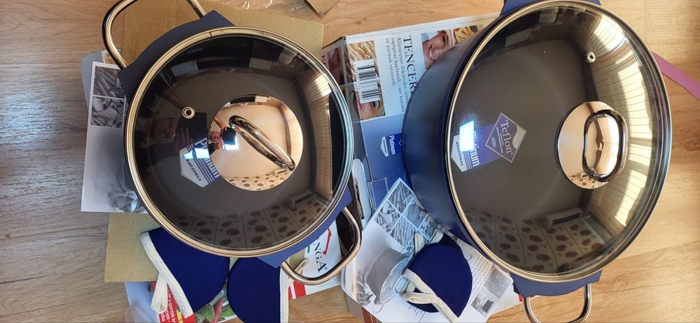 Тенджери професионални с тегло ново покритие