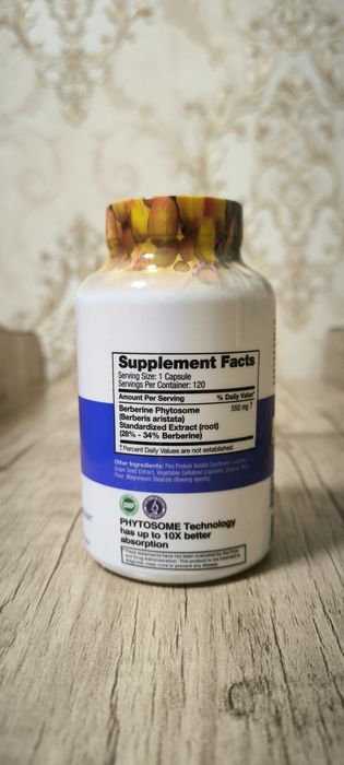 Berberine Phytosome — Qand miqdori va Metobolizm nazorati!