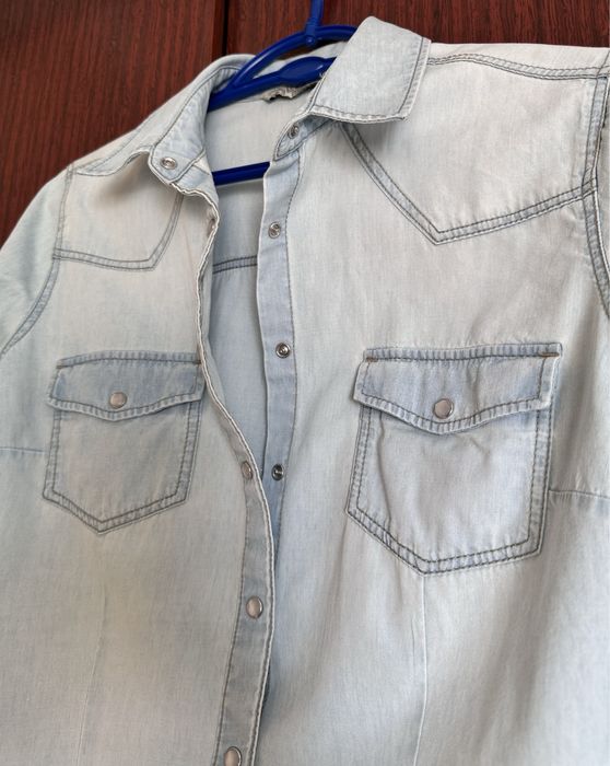 Лёгкая джинсовая рубашка (42р.)