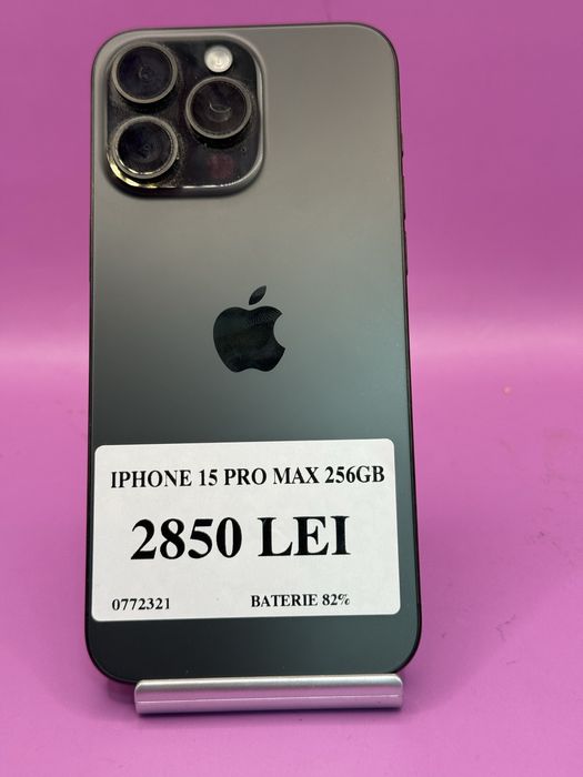 Iphone 15 pro max 256gb•amanet matei crangasi•07723