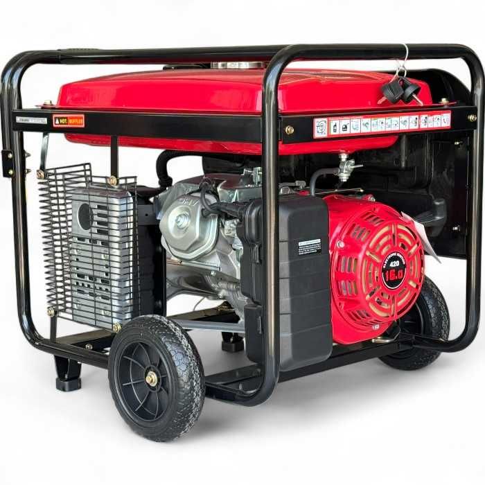 Бензинов генератор за ток Bullmax 7KW, Монофазен, Ел Старт, 420сс