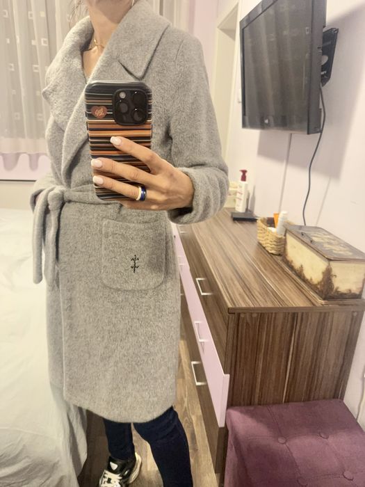 Сиво палто Collection kabo