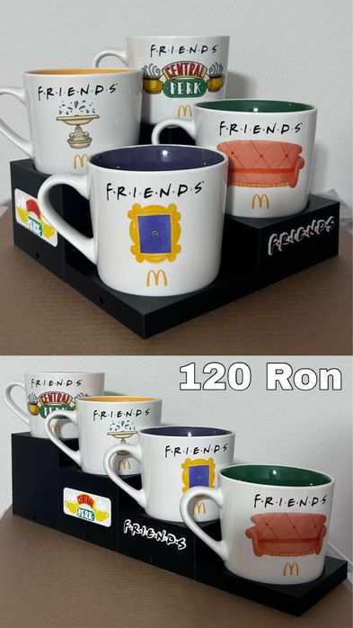 Suporturi pentru ceașcă/ cană figurine McDonald's Friends - 3D Box Support print