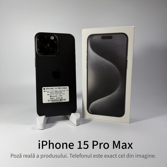 ispotmobile.ro  iPhone 15 Pro Max 256GB Garanție 2 ani