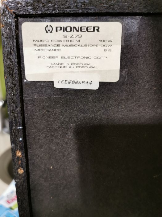Linie audio Pioneer DC-Z83 + boxe Pioneer S-Z73 anii '90-'91