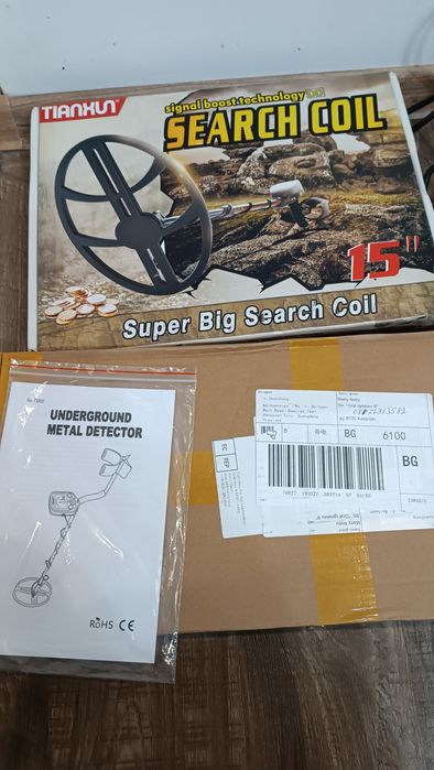 Металотърсач Металдетектор Tiaxun TX850 с голямата сонда 15' (38см)