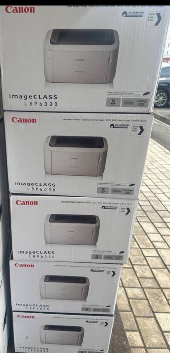 Принтер Canon LBP6030w WiFi лазерный черный белый Доставка есть