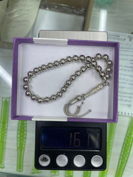 кумуш тасбех 925 проба. доставка