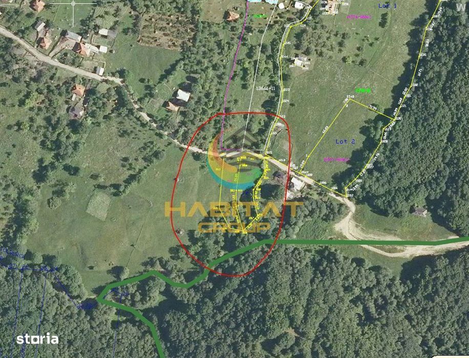 Teren intravilan cu apa/curent 5€/mp Corbeni-Arges