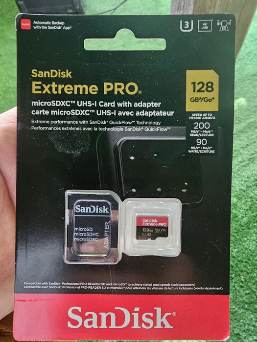 SanDisk extreme PRO 128 gb