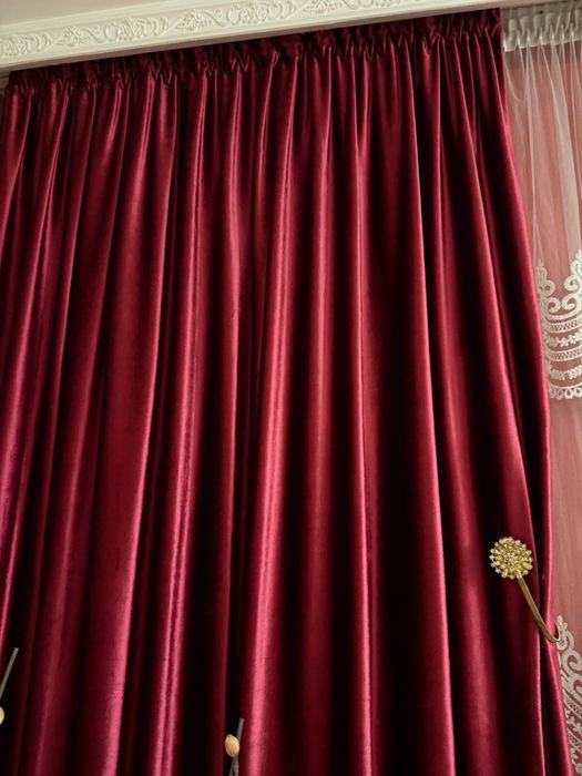 Шторы тюль и портьера комплект