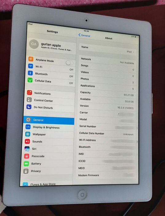Ipad 2 wifi 64 gb